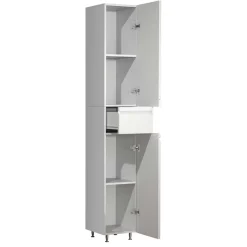 Online Wohnen Bad Hochschrank in Weiß modern - Departo