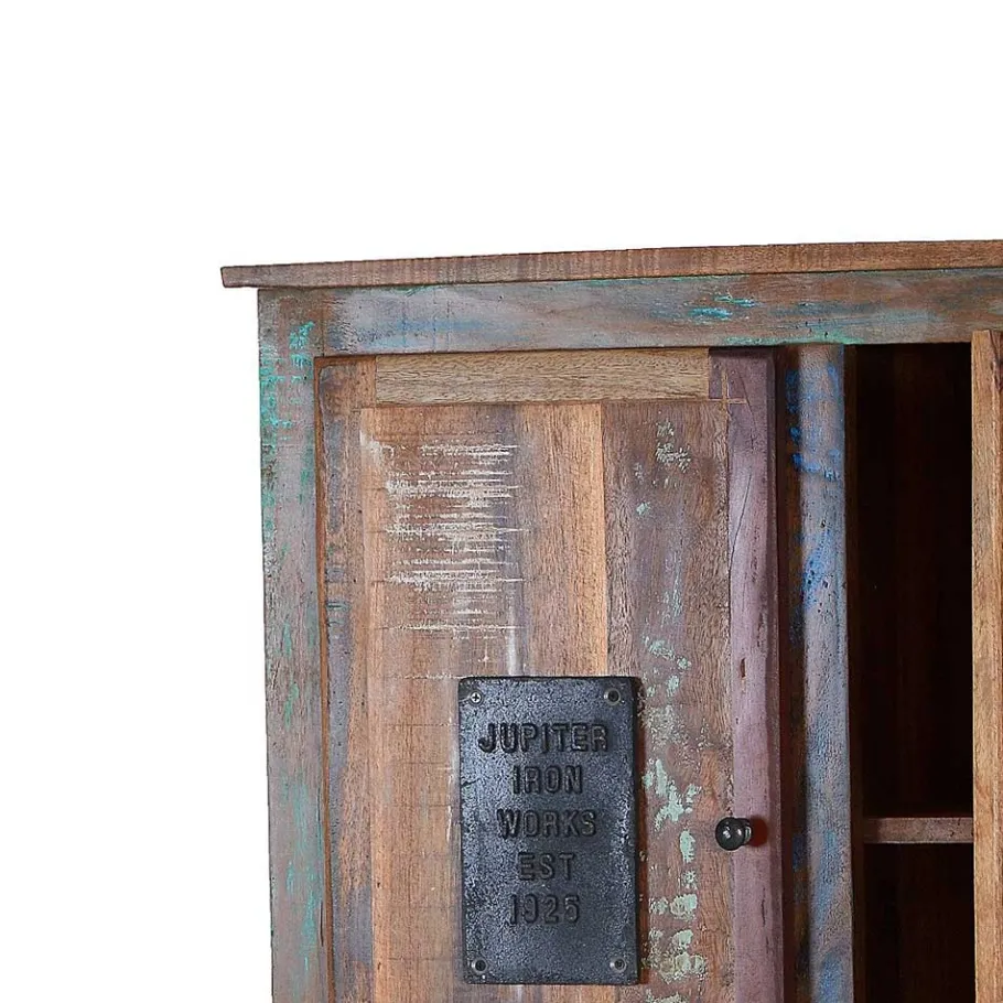 Discount Wohnen Bad Hochschrank Vayamos im Shabby Chic Design