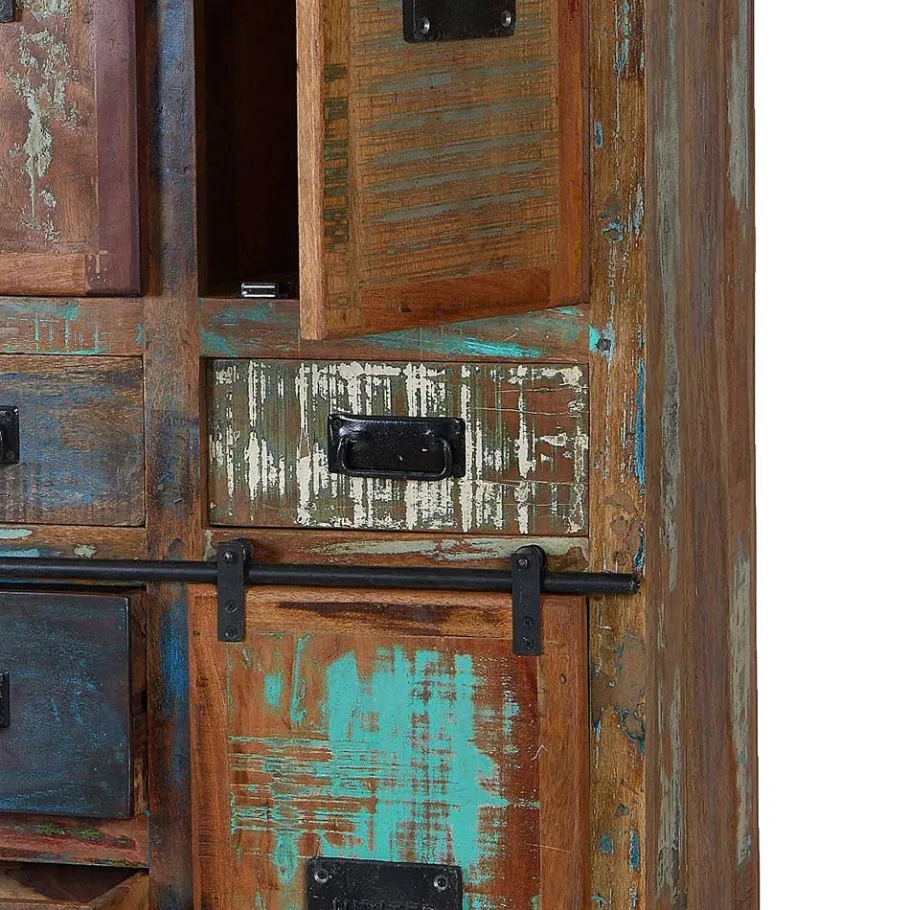 Discount Wohnen Bad Hochschrank Vayamos im Shabby Chic Design