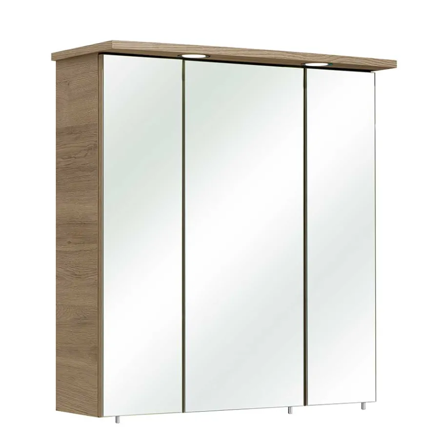 Best Wohnen Bad Kompletteinrichtung in Holzoptik - Lemi (vierteilig)