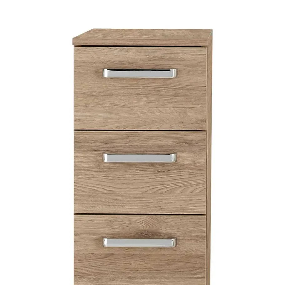 Best Wohnen Bad Kompletteinrichtung in Holzoptik - Lemi (vierteilig)