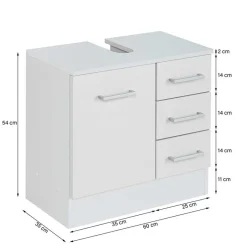 Best Wohnen Bad Komplett-Set Möbel - Girios (fünfteilig)