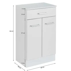 Best Wohnen Bad Komplett-Set Möbel - Girios (fünfteilig)