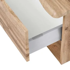 Sale Wohnen Bad Möbelset mit Baumkante Dekor - Tofias (dreiteilig)