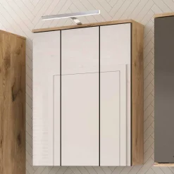 Outlet Wohnen Bad Oberschrank mit Spiegeltüren 60 cm breit - Depart
