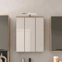 Outlet Wohnen Bad Oberschrank mit Spiegeltüren 60 cm breit - Depart