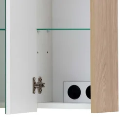 Clearance Wohnen Bad Spiegelschrank in Eiche hell Dekor - Lepre