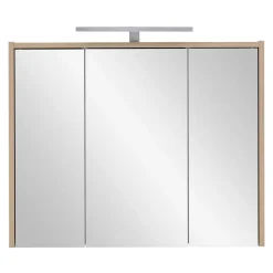 Clearance Wohnen Bad Spiegelschrank in Eiche hell Dekor - Lepre