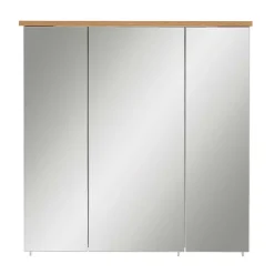 Sale Wohnen Bad Spiegelschrank in Weiß Glanz & Eiche - Utiona