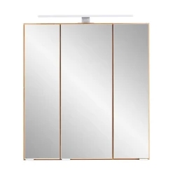 Discount Wohnen Bad Spiegelschrank in Wildeiche Optik - Drumias