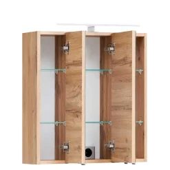 Discount Wohnen Bad Spiegelschrank in Wildeiche Optik - Drumias