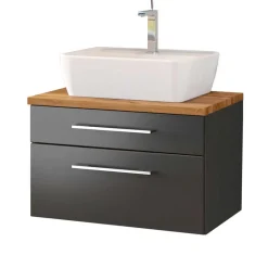 New Wohnen Bad Unterschrank inkl Waschbecken - Estregos I (zweiteilig)