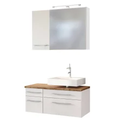 Online Wohnen Bad Waschbecken-Schrank Set - Enwicos (dreiteilig)