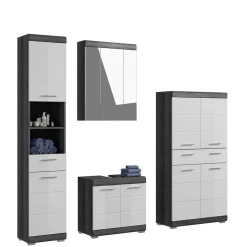 Sale Wohnen Bad Waschplatz & Highboard & Hochschrank - Nancys (vierteilig)