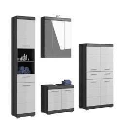 Sale Wohnen Bad Waschplatz & Highboard & Hochschrank - Nancys (vierteilig)