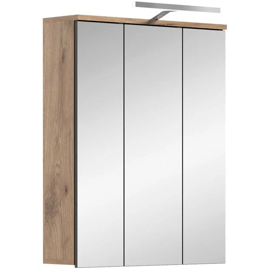 Best Wohnen Bad Waschplatz mit Hochschrank Set - Depart (dreiteilig)