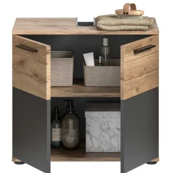 Best Wohnen Bad Waschplatz mit Hochschrank Set - Depart (dreiteilig)