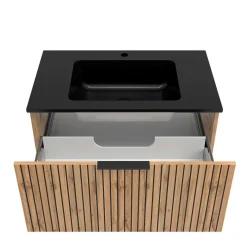 New Wohnen Bad Waschplatz Mobiliar Set - Crystoga (dreiteilig)