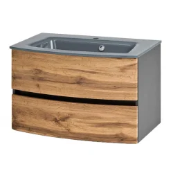 Sale Wohnen Bad Waschplatz Set & Midischrank - Vandija (dreiteilig)