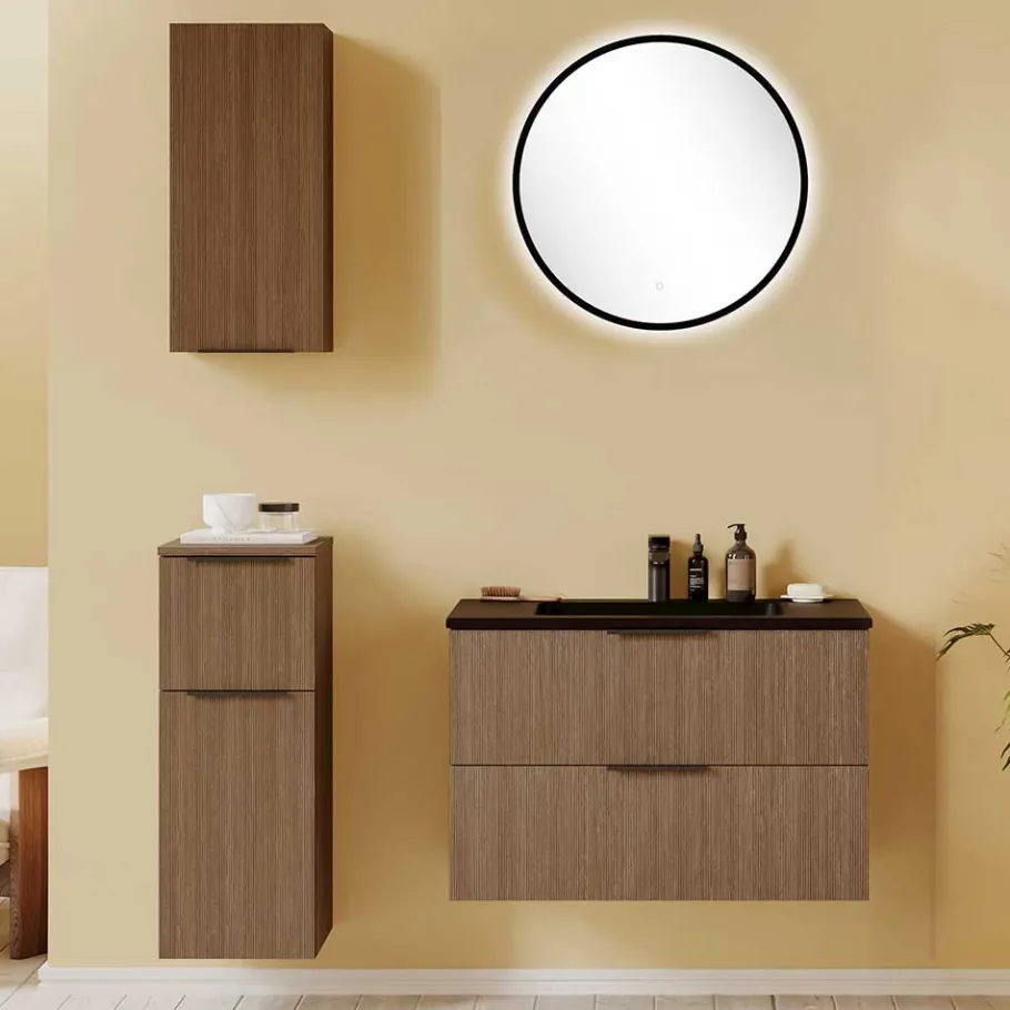 Discount Wohnen Badblock Möbelset modern - Ucaida (vierteilig)