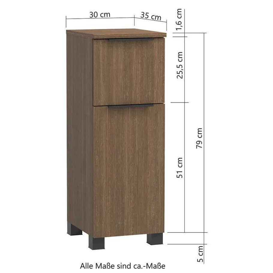 Discount Wohnen Badblock Möbelset modern - Ucaida (vierteilig)