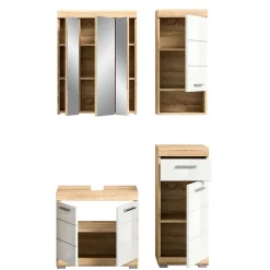 Hot Wohnen Badblock Möbelset modern - Calbanyara (dreiteilig)