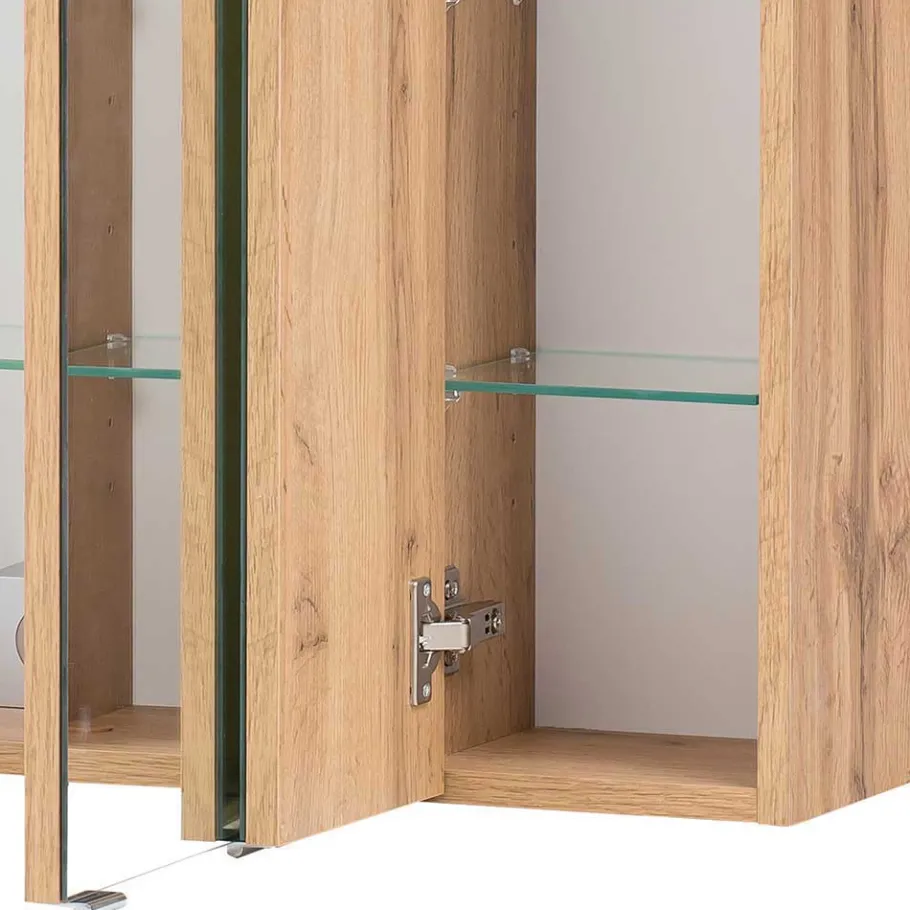 New Wohnen Badeinrichtung in Holzoptik Wildeiche - Neuzera (fünfteilig)