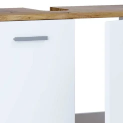 Best Wohnen Badeinrichtung in Weiß & Wildeiche Honig - Luzern (vierteilig)