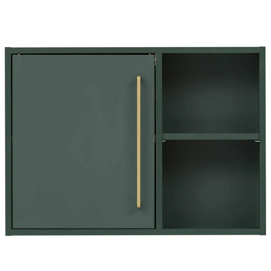 Best Wohnen Badeinrichtung Möbel in Dunkelgrün & Gold - Aqua (sechsteilig)