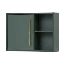 Best Wohnen Badeinrichtung Möbel in Dunkelgrün & Gold - Aqua (sechsteilig)