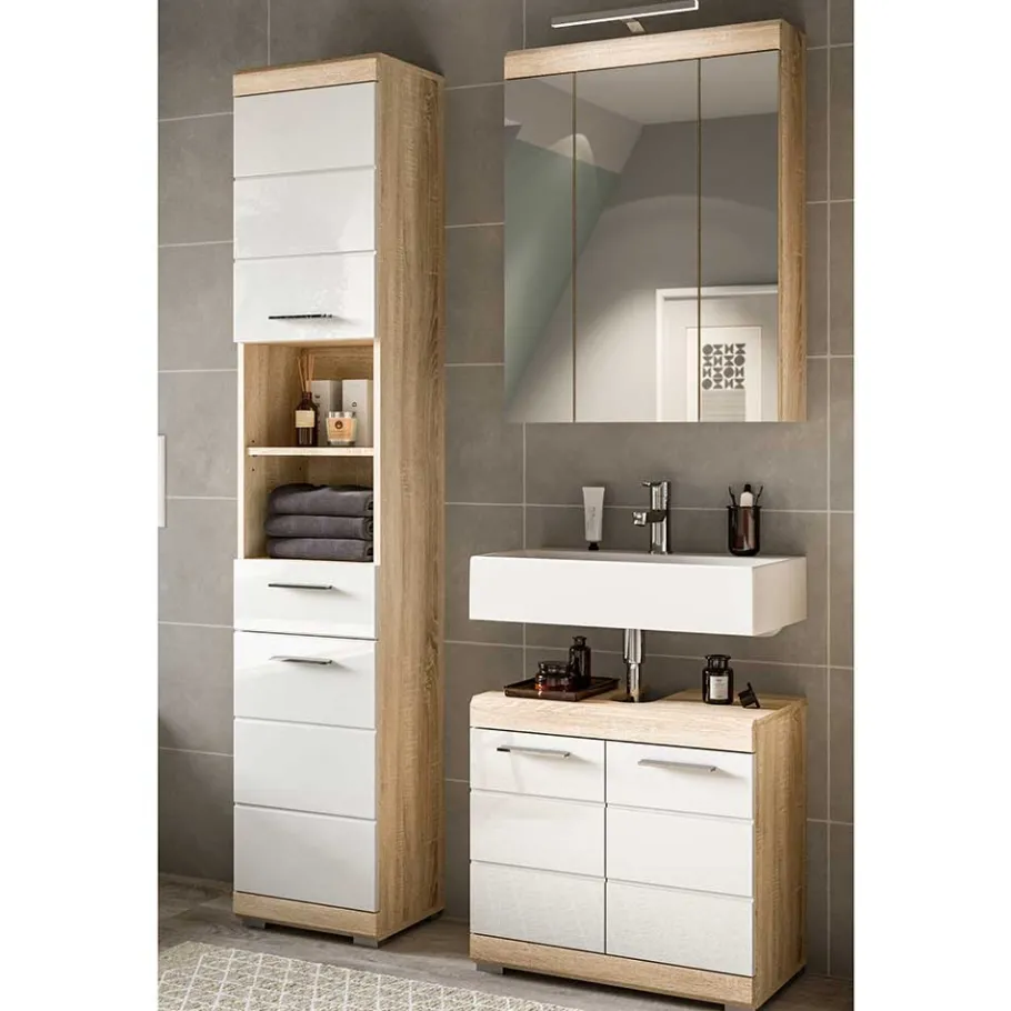Sale Wohnen Badeinrichtung zweifarbig modern - Calbanyara (dreiteilig)