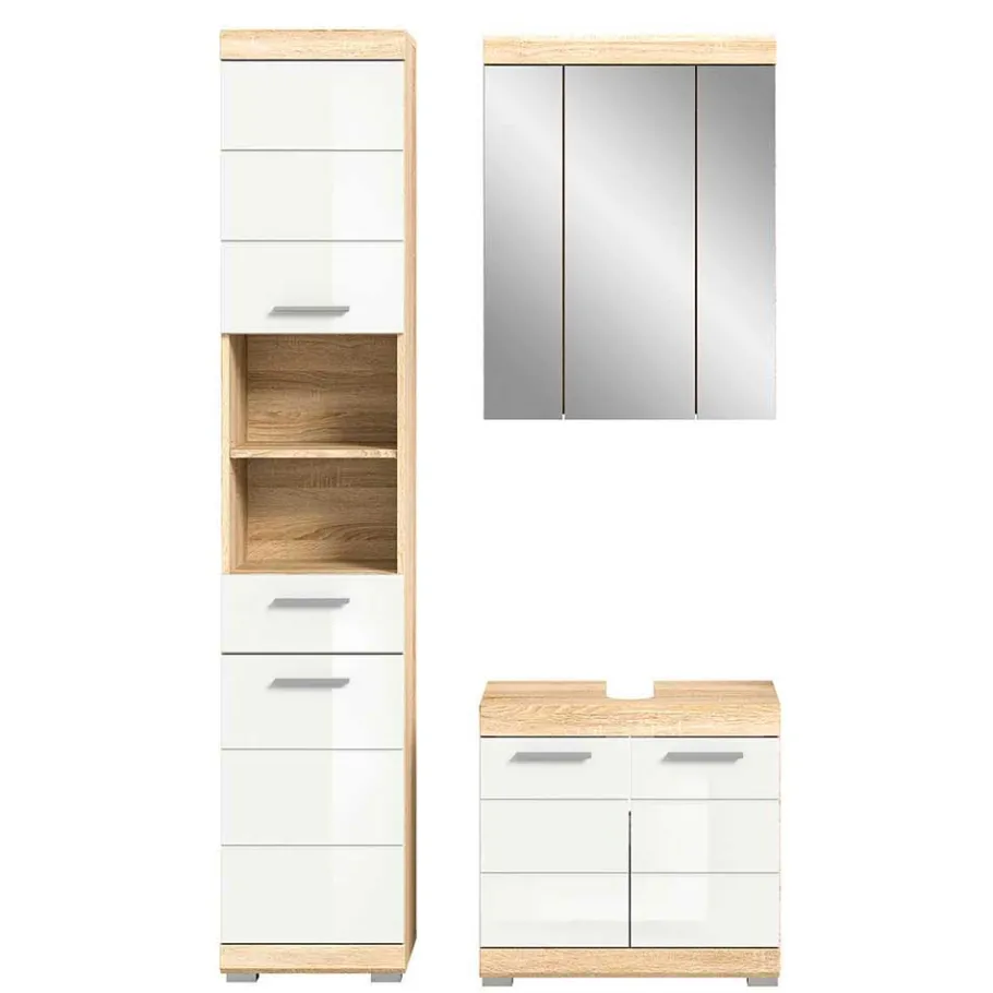 Sale Wohnen Badeinrichtung zweifarbig modern - Calbanyara (dreiteilig)
