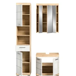 Sale Wohnen Badeinrichtung zweifarbig modern - Calbanyara (dreiteilig)