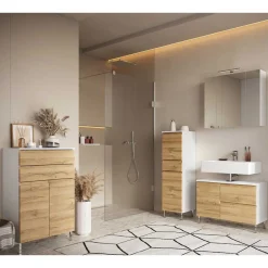 Discount Wohnen Badezimmer Ausstattung Möbel - Aspariavo (vierteilig)