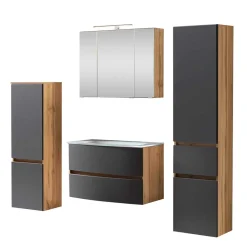 Discount Wohnen Badezimmer Einrichtungsset 160 cm breit - Larutta (vierteilig)