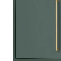 New Wohnen Badezimmer Hängeschrank in Dunkelgrün & Gold - Aqua