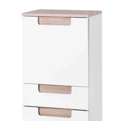 Sale Wohnen Badezimmer Hängeschrank Tymos in Weiß Hochglanz