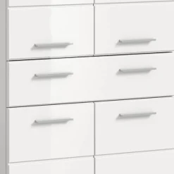 Online Wohnen Badezimmer Midischrank in Weiß - Henriette