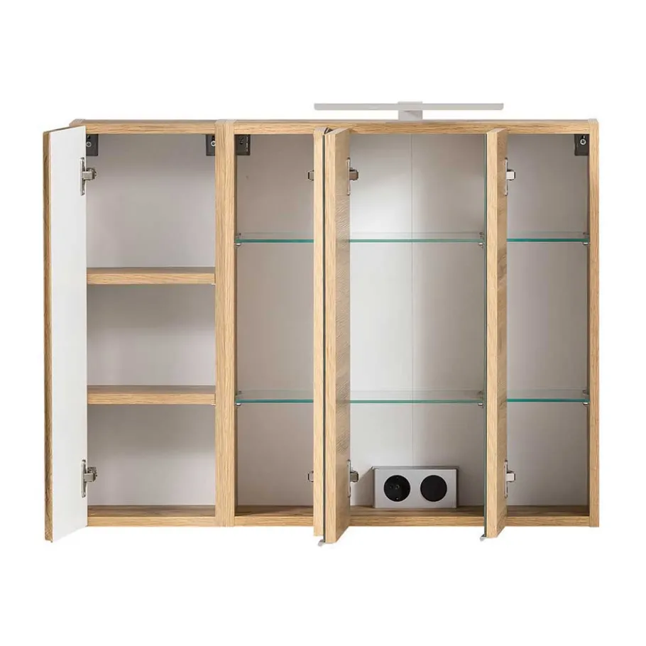 Clearance Wohnen Badezimmer Schrankset modern - Mia (dreiteilig)