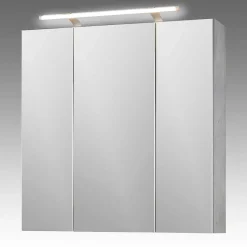 New Wohnen Badezimmer Spiegelschrank in Grau - Grandiova