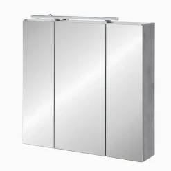 New Wohnen Badezimmer Spiegelschrank in Grau - Grandiova