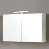 Discount Wohnen Badezimmer Spiegelschrank Tymos mit LED Beleuchtung