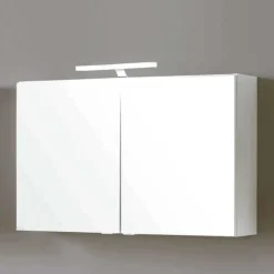 Discount Wohnen Badezimmer Spiegelschrank Tymos mit LED Beleuchtung