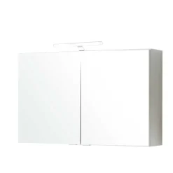 Discount Wohnen Badezimmer Spiegelschrank Tymos mit LED Beleuchtung