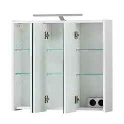 Online Wohnen Badezimmer Spiegelschrank in Weiß - Seriacus