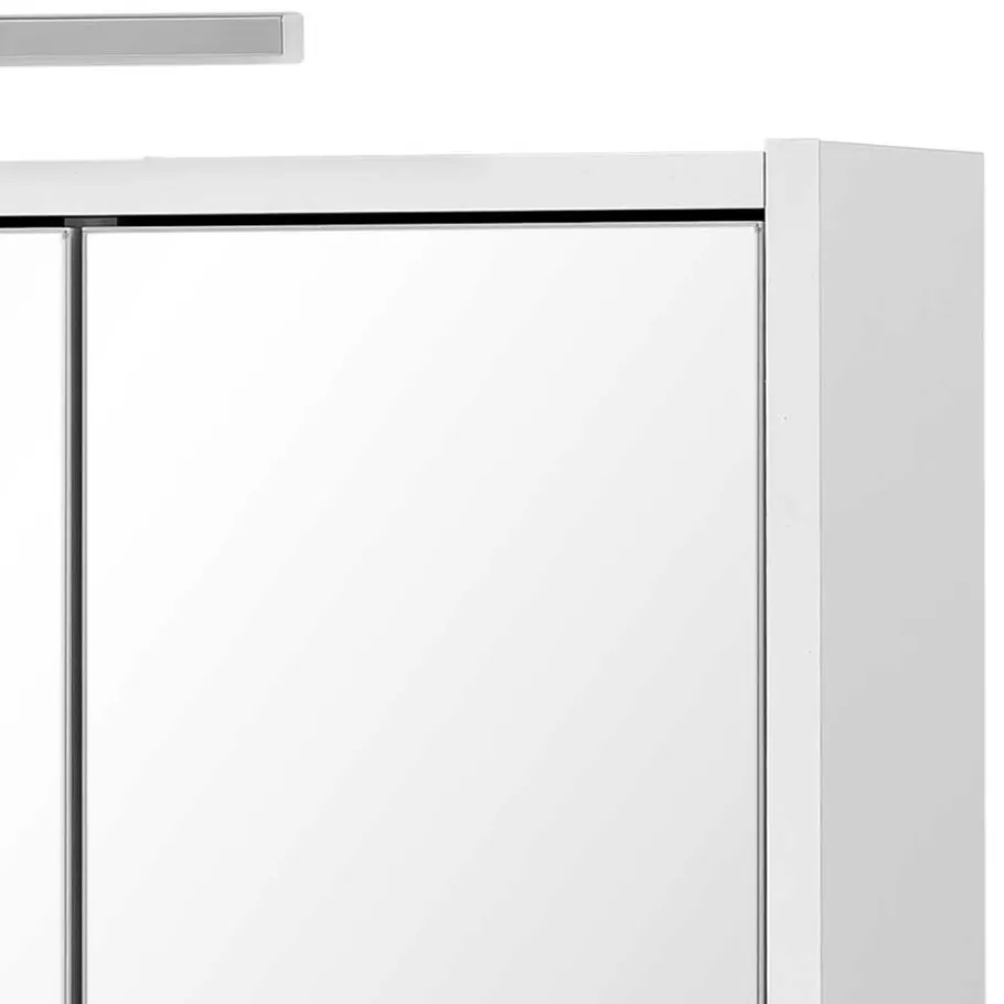 Online Wohnen Badezimmer Spiegelschrank in Weiß - Seriacus