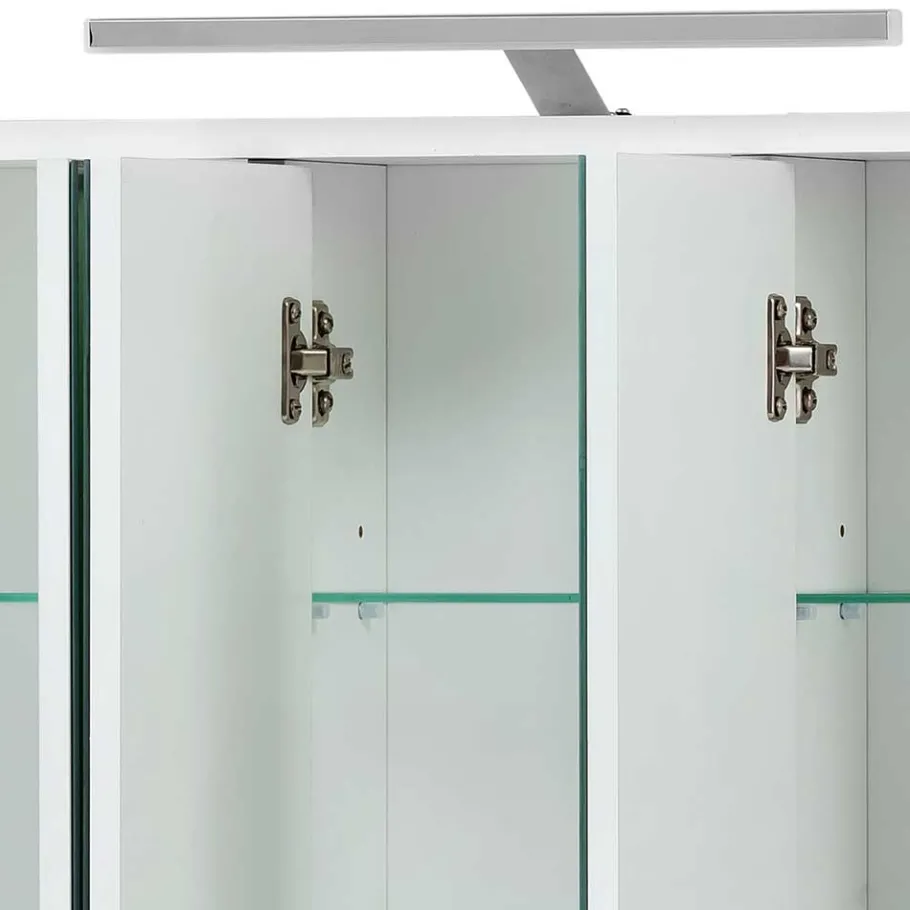 Online Wohnen Badezimmer Spiegelschrank in Weiß - Seriacus