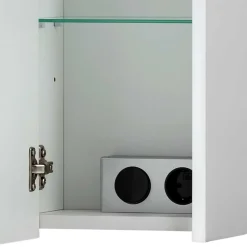 Online Wohnen Badezimmer Spiegelschrank in Weiß - Seriacus