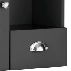 New Wohnen Badezimmer Spiegelschrank 1-türig & Schublade & Fächer - Zenca