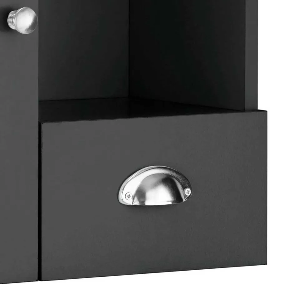 New Wohnen Badezimmer Spiegelschrank 1-türig & Schublade & Fächer - Zenca